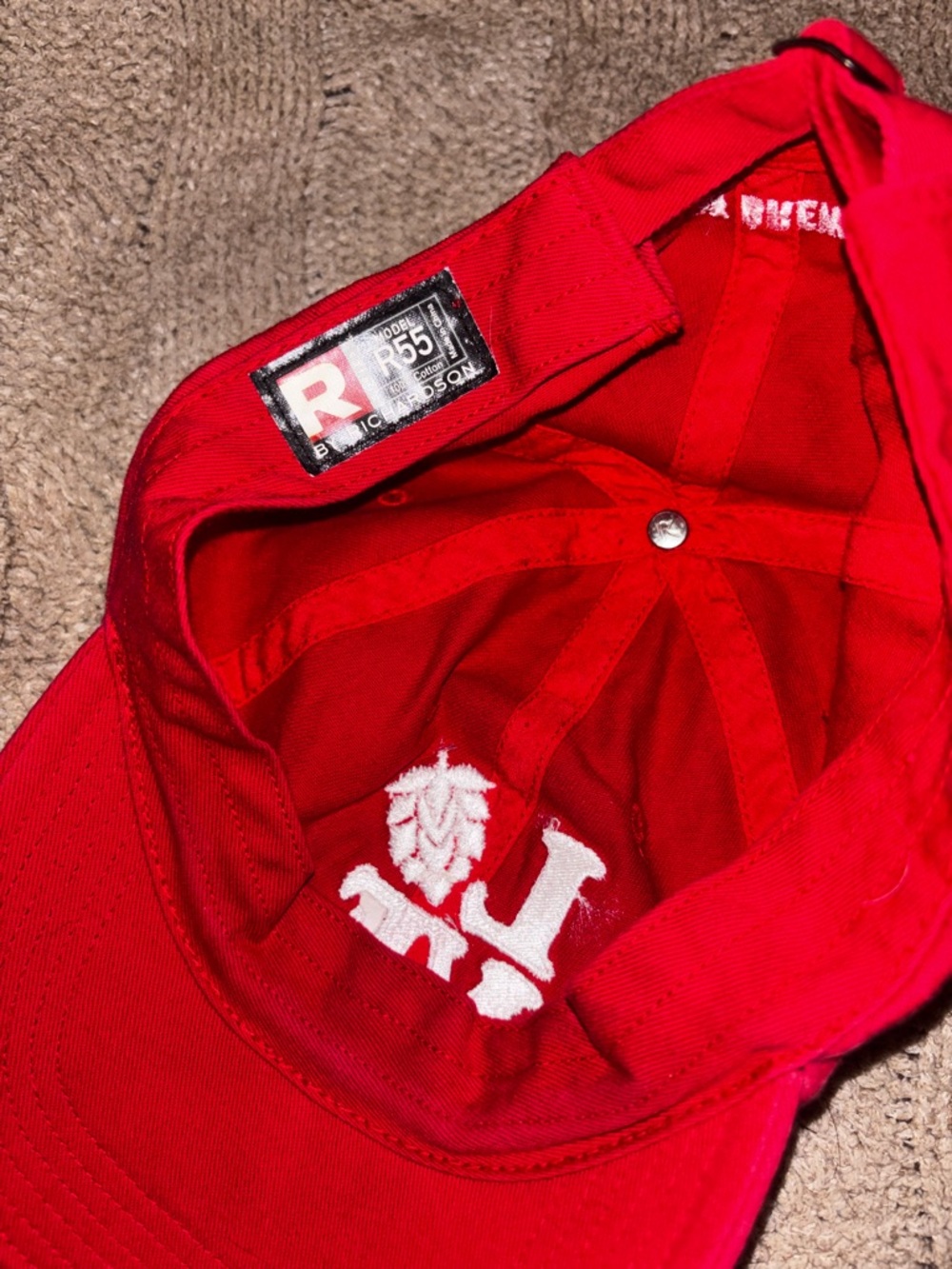 Victory Brewing Co. Red “LOVE” Hop Cone Dad Hat Baseball Cap - Picture 2 of 3